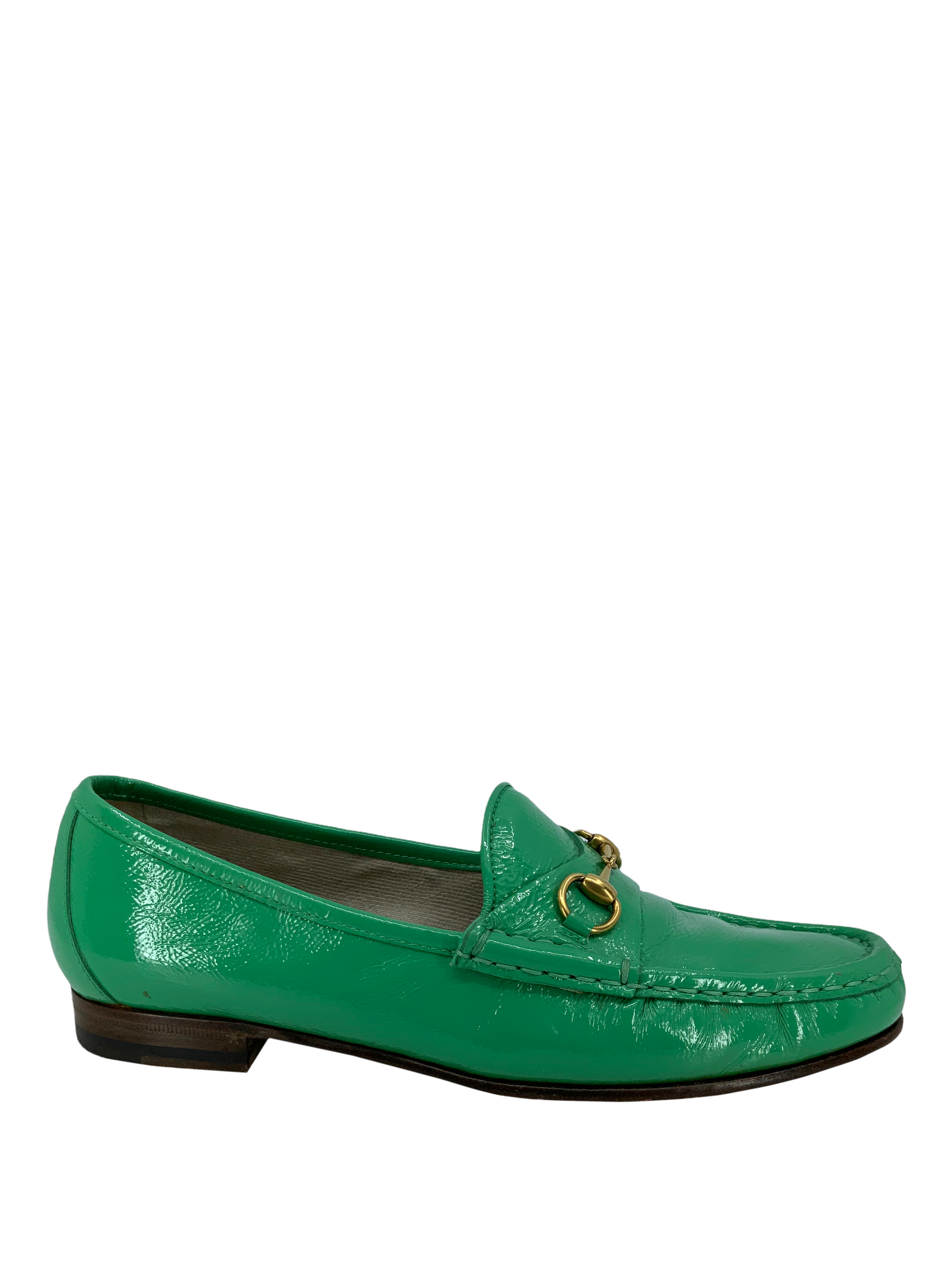 Gucci Classic Patent Leather Horsebit Loafers for Men - Size 8 US | Luxury Italian Designer Shoes for Business, Office & Formal Occasions