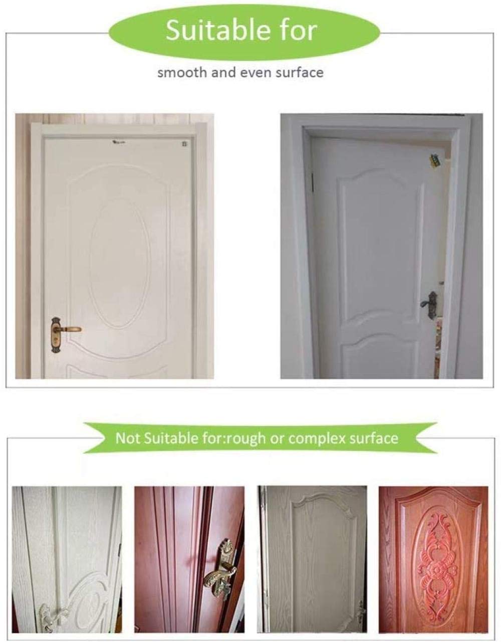 VIRANDA 3D Flower Door Mural Stickers - Peel and Stick Removable Vinyl Wall Decals, Waterproof Self-Adhesive Wallpaper for Home Decor (30.3x78.8 inch) - Perfect for Bedroom, Living Room, Office & Nursery Wall Art