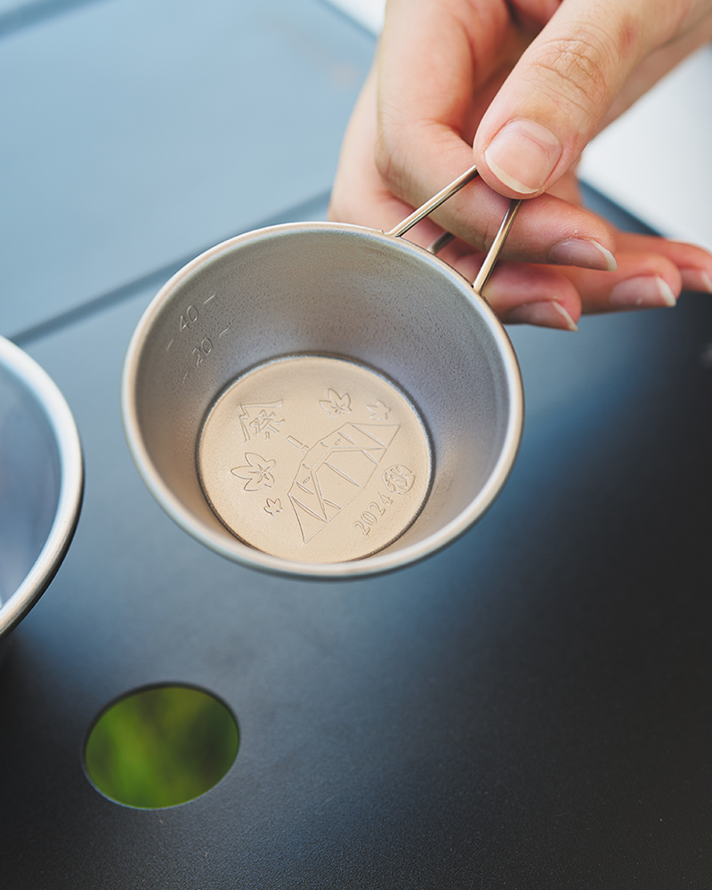2024 Mini Titanium Backpacking Cup - Ultralight Camping Mug for Hiking, Travel & Outdoor Adventures - Perfect for Coffee, Tea & Hot Drinks on the Go