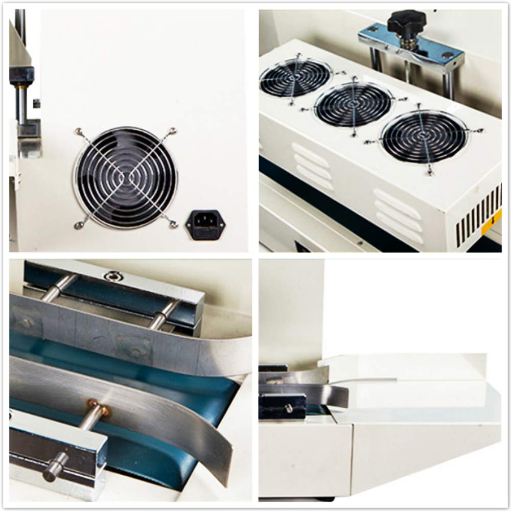 TECHTONGDA LGYF-1500A Continuous Electromagnetic Induction Sealer - Bottle Cap Sealing Machine for 20-50mm Diameter Caps (220V) | Perfect for Home Brewing, DIY Projects & Small Business Packaging