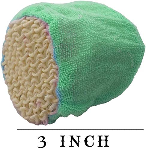 Premium Ekan Bath Sponge Loofah Set - 3 Pack Exfoliating Shower Sponges for Soft Skin | Gentle Body Scrubber for Men & Women | Perfect for Daily Shower, Spa, and Gift Giving