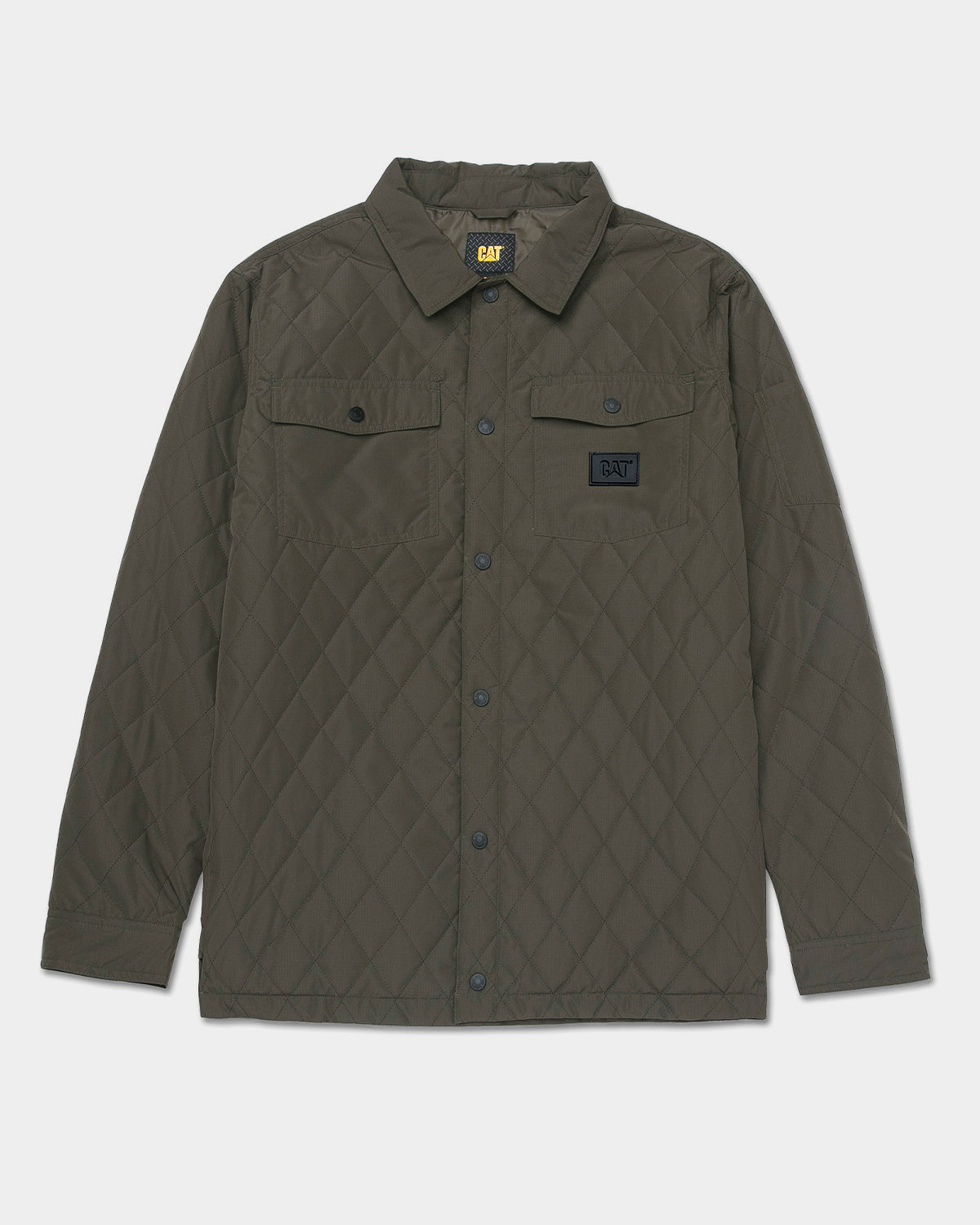 Men's Quilted Ripstop Jacket - Lightweight Water-Resistant Outdoor Windbreaker for Hiking, Camping & Travel