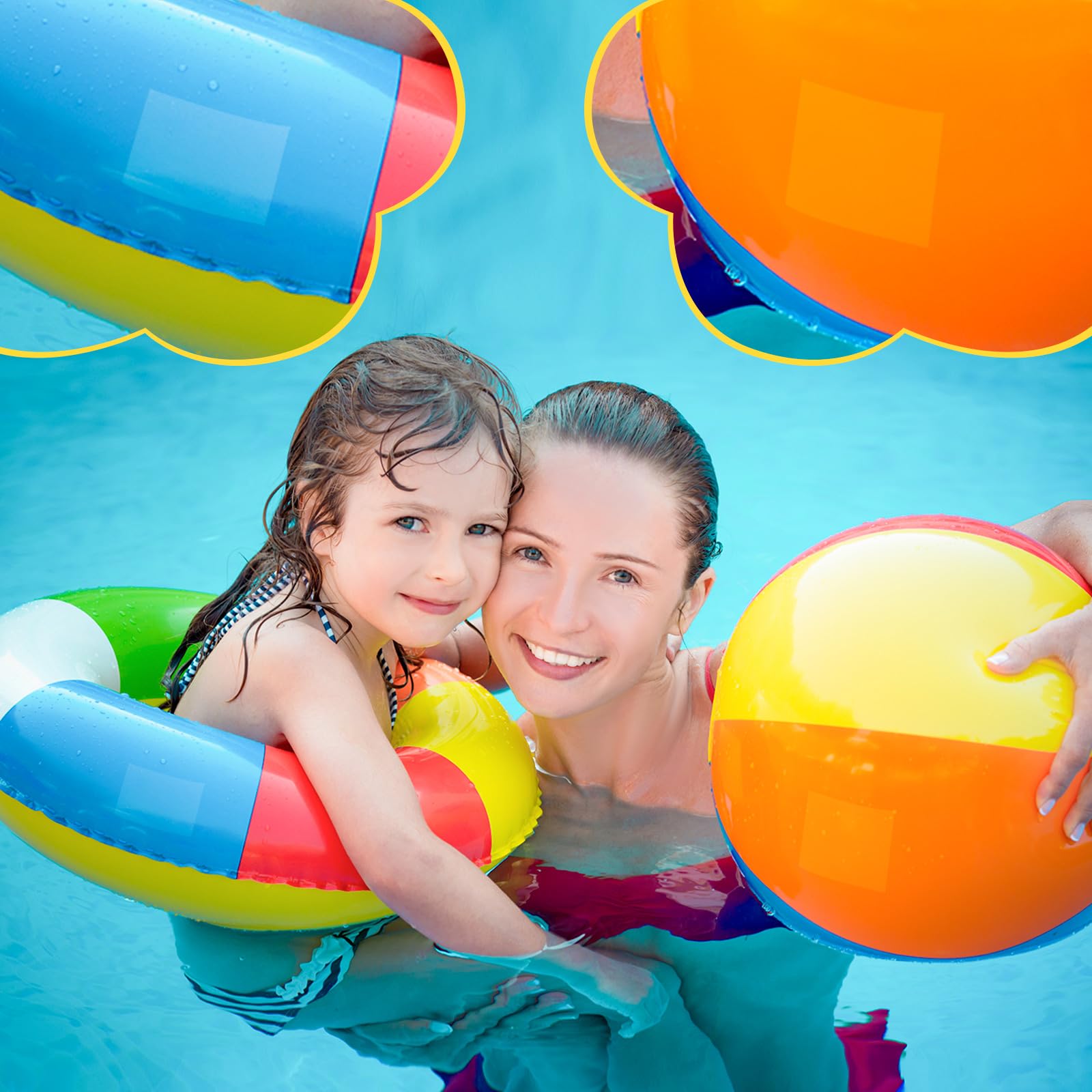 5 Pcs TPU Pool Repair Patch Kit - 21 x 30CM Waterproof Inflatable Repair Kit for Bounce House, Swimming Pool, Air Mattress, Inflatable Tent - Quick Fix for Leaks & Tears (Ideal for Outdoor Water Activities, Camping, and Pool Parties)