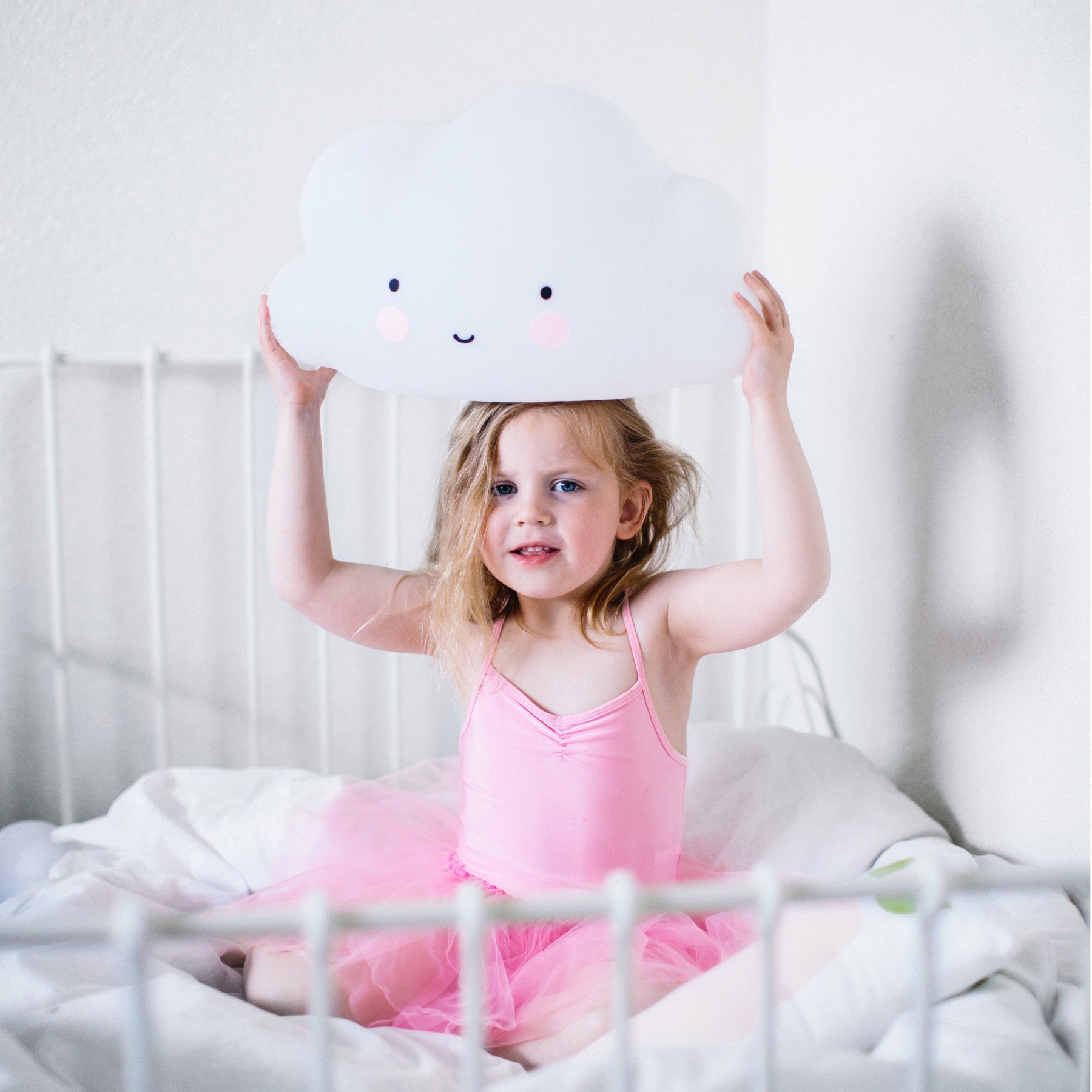 A Little Lovely Company Big Cloud Light - Soft Night Light for Kids Room, Nursery & Bedroom | Soothing LED Cloud Lamp for Baby Sleep & Relaxation
