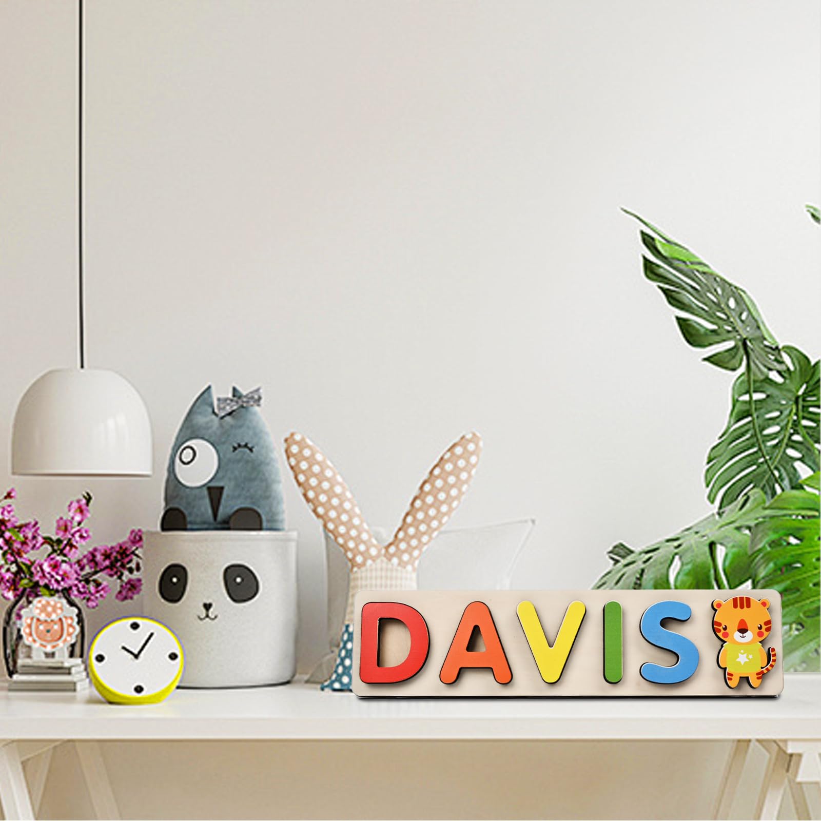 Personalized Wooden Name Puzzles for Kids - Handmade Custom Name Puzzle for Boys & Girls - Unique Baby Shower, Birthday & Toddler Learning Toys - Perfect for Early Education & Playtime at Home
