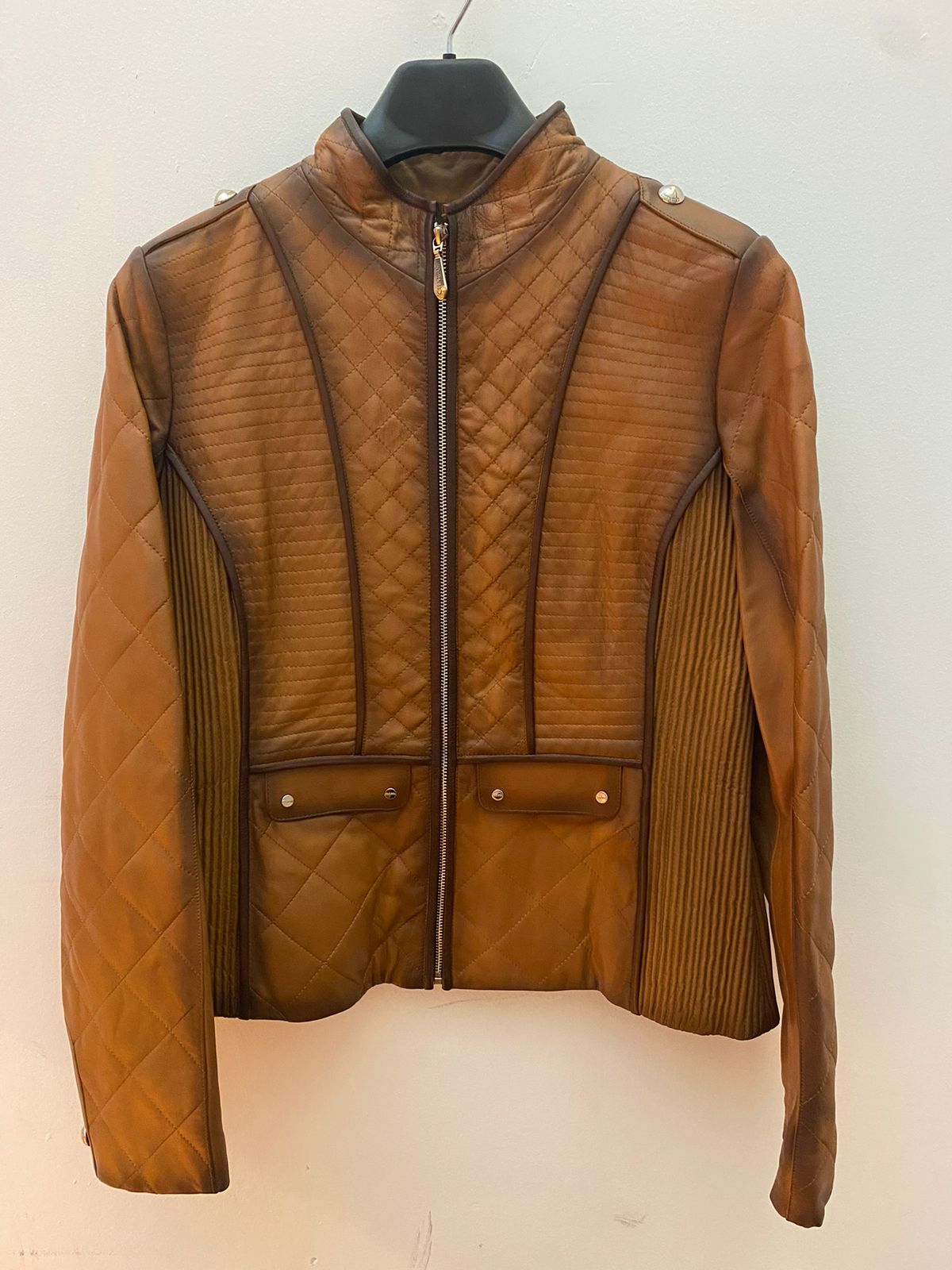Stylish M306COC Cuadra Maple Western Fashion Lambskin Leather Jacket for Women - Perfect for Cowgirl Outfits, Rodeo Events & Casual Wear