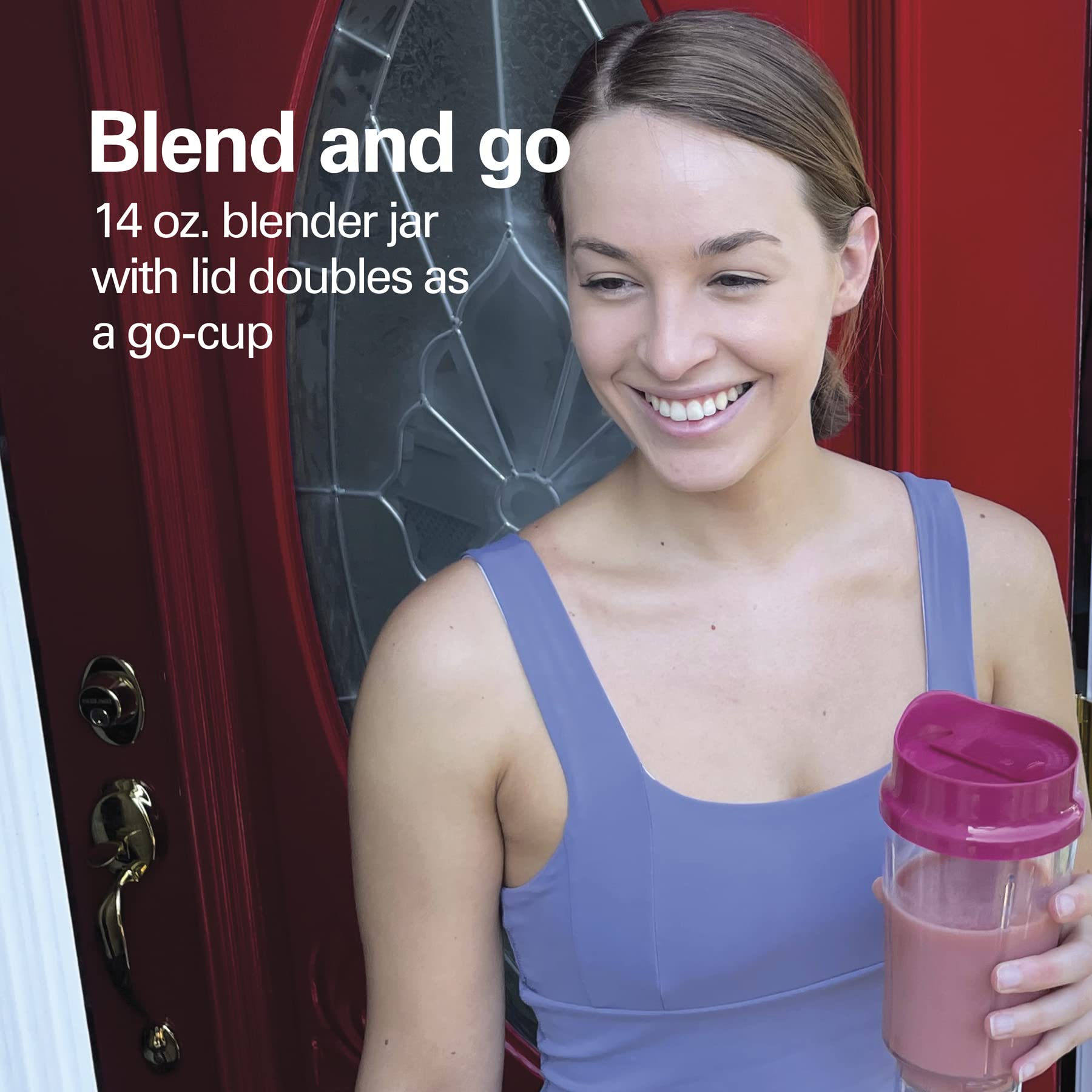 Hamilton Beach Food Processor & Blender Set for Kitchen & Smoothies