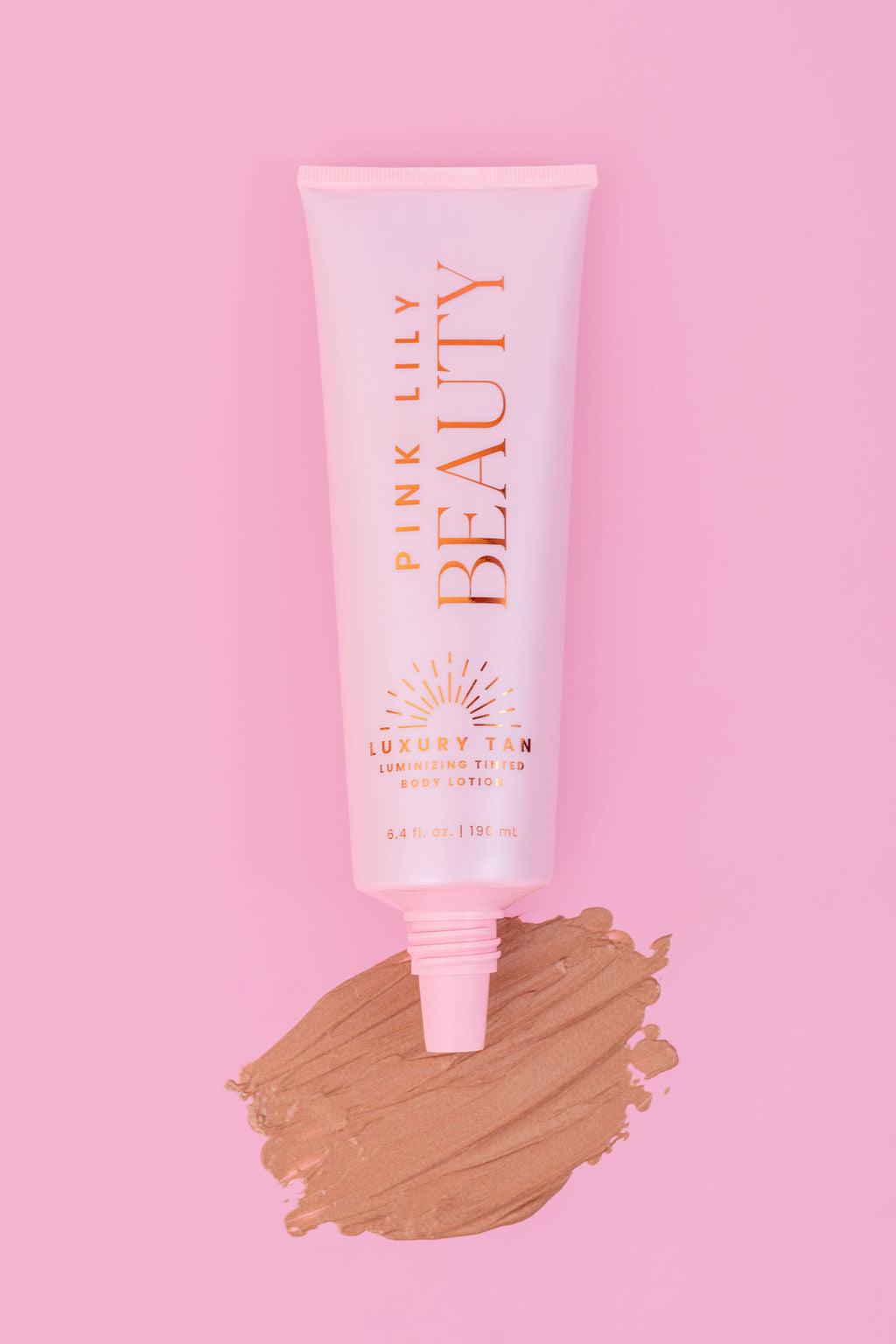 Pink Lily Luxury Tan Luminizing Body Lotion - Bronze Glow Hydrating Moisturizer for Sun-Kissed Skin | Final Sale | Perfect for Summer, Beach & Vacation Glow