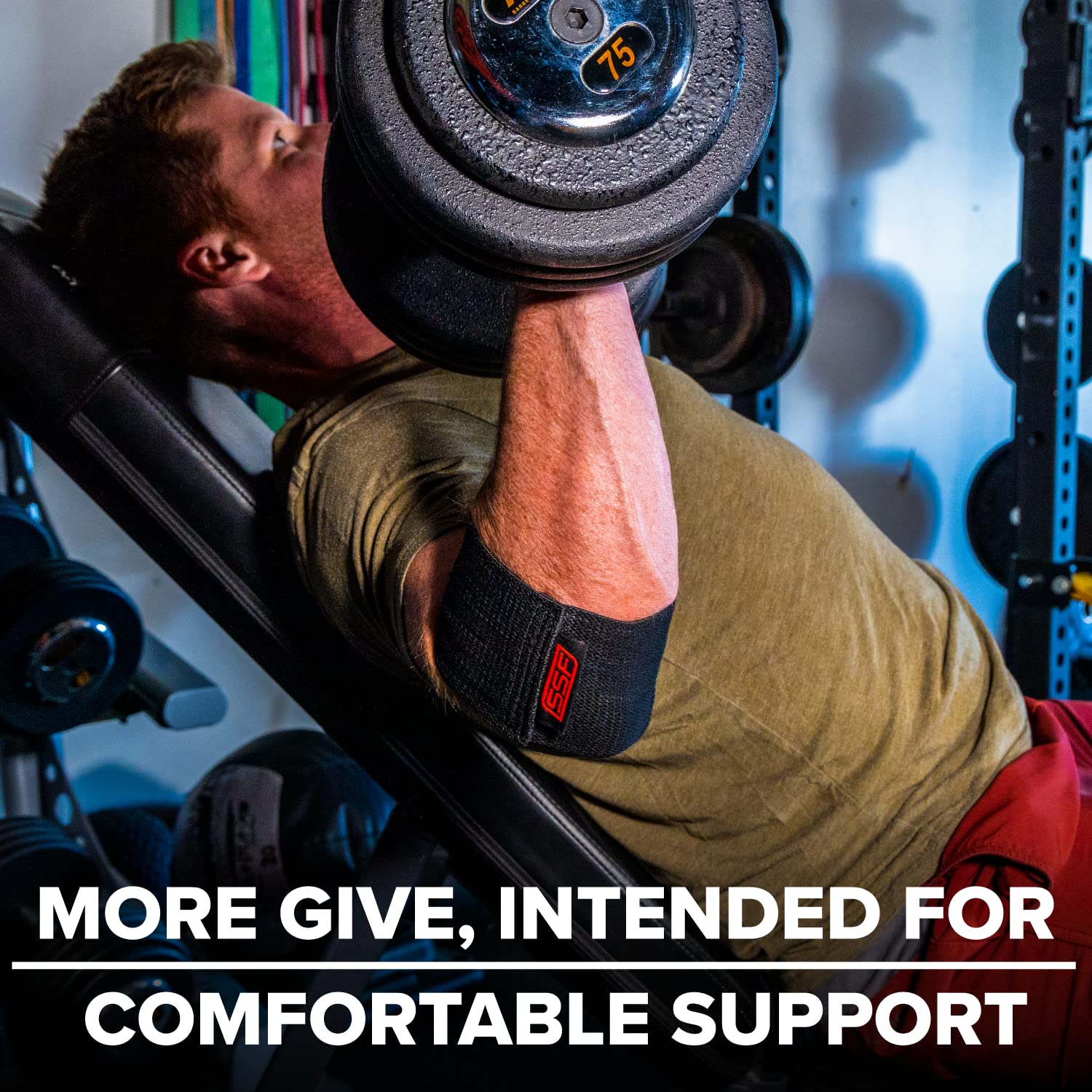 Serious Steel Fitness Compression Cuff - Arm, Bicep, Calf & Elbow Support Sleeve (11 Inch) for Workout Recovery & Injury Prevention | Ideal for Gym, Running & Sports Training