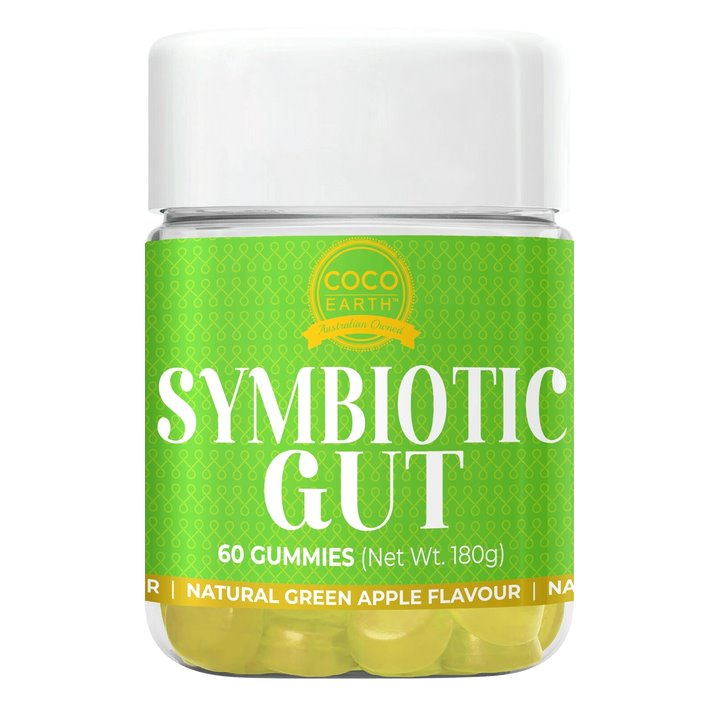 Organic Coco Earth Gummies for Gut Health - Probiotic & Prebiotic Supplement for Digestive Support - Perfect for Daily Wellness & Travel