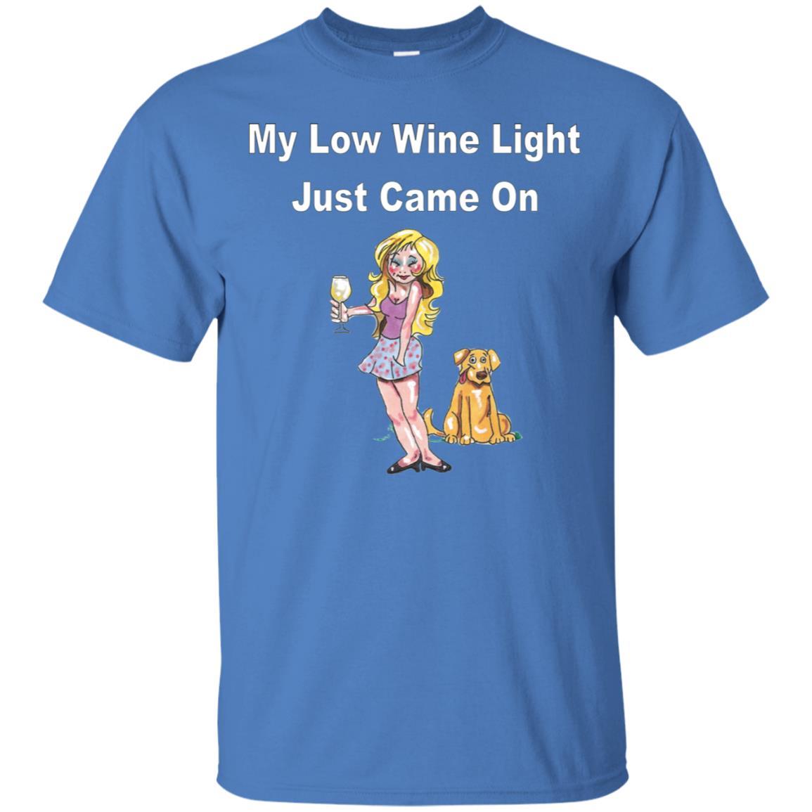 Low Wine Light Ultra Cotton Unisex T-Shirt | Soft & Comfortable Casual Tee for Men & Women | Perfect for Wine Tasting, Parties & Everyday Wear