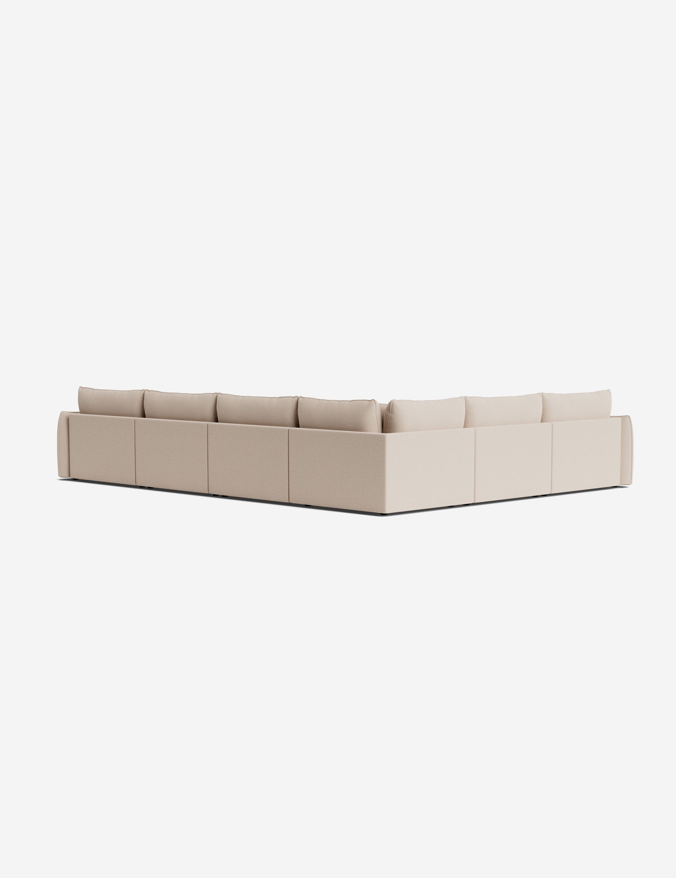 Balmer Modular Corner Sectional Sofa - Modern L-Shaped Couch for Living Room, Home Theater & Lounge Areas | Customizable Configurations