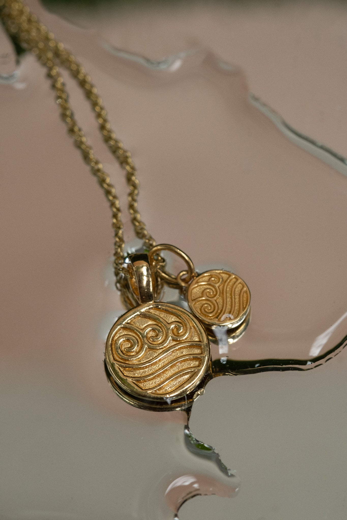 Waterbender Pendant Necklace - Unique Avatar Inspired Jewelry for Women - Perfect Gift for Fans of The Last Airbender | Cosplay, Anime Conventions & Everyday Wear