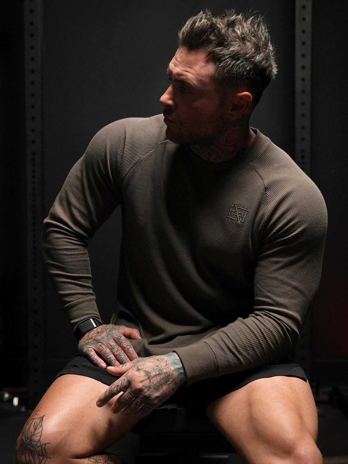 Men's Lightweight Thermal Underwear Set - Olive Grey Color for Winter Warmth - Perfect for Outdoor Activities, Hiking, and Cold Weather Layering