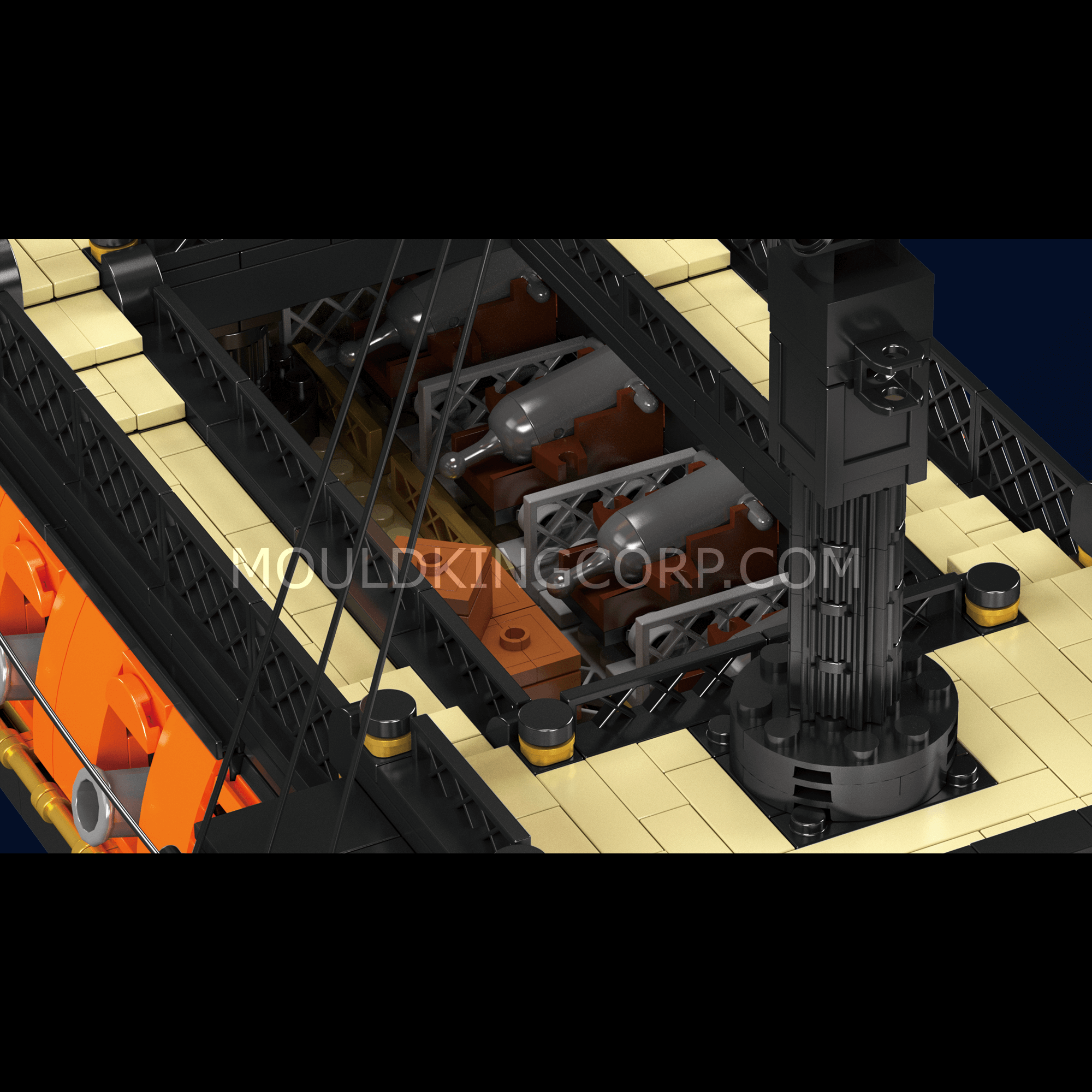 Mould King 13192 Imperial Frigate Model Building Set - 3,580 Piece Pirate Ship Building Kit for Adults & Teens | Perfect for Collectors, Display & STEM Learning Activities