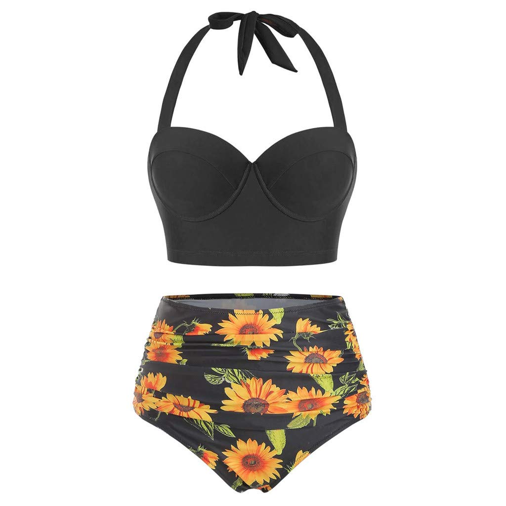 Plus Size Women's Loose Fit Tankini Swimsuits with Shorts & Spaghetti Straps - Comfortable Beachwear for Swimming, Vacation & Summer Outfits
