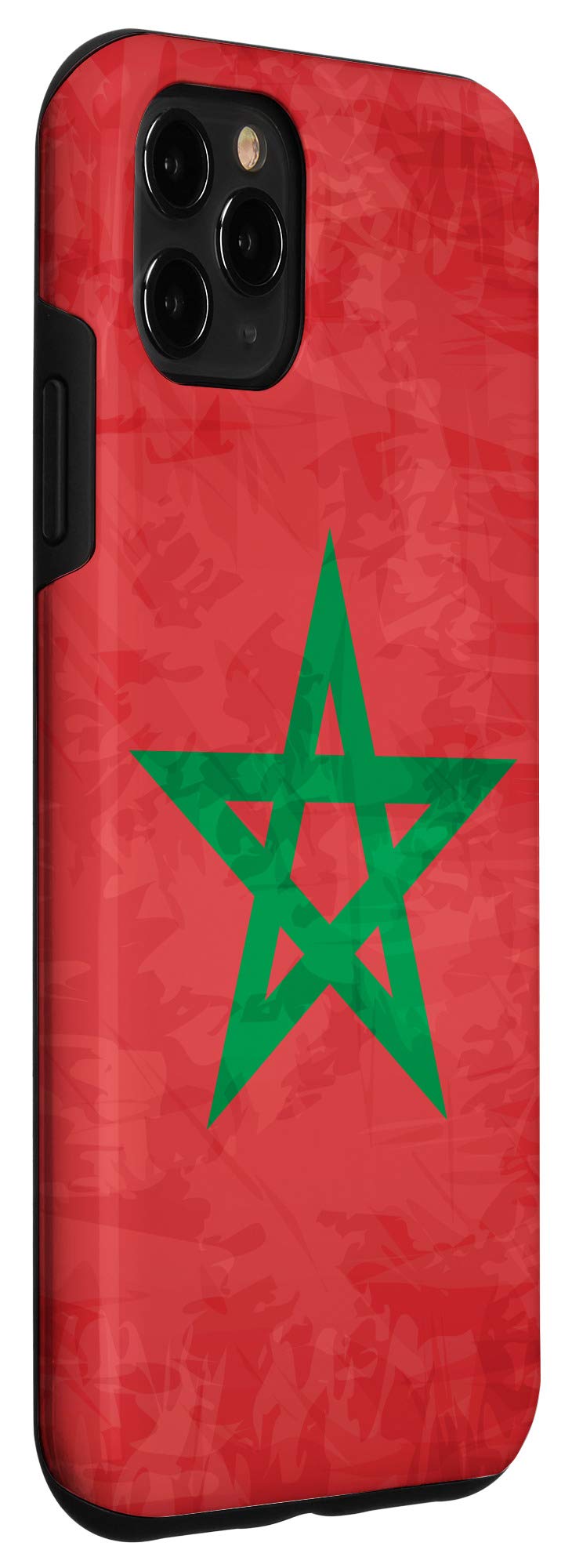 iPhone 11 Pro Max Morocco Flag Phone Case - Durable Protective Cover with Moroccan National Flag Design - Perfect for Travel, National Pride & Everyday Use