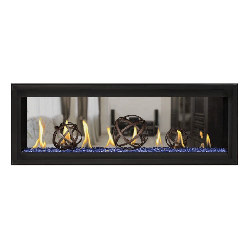Napoleon Luxuria 50 See-Through Linear Direct Vent Gas Fireplace - LVX50N2X | Modern Home Heating Solution for Living Rooms & Patios