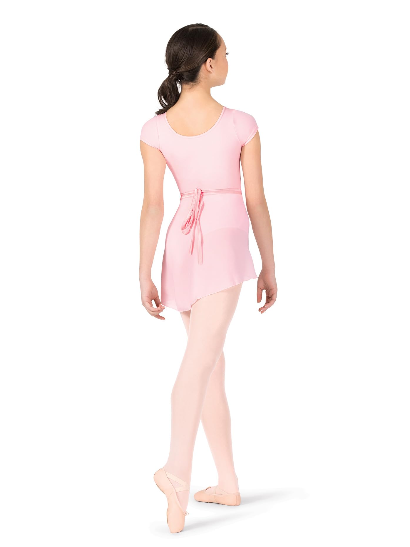 Girls Dance Leotard Short Sleeve - Ballet Gymnastics Leotards for Kids - Perfect for Ballet Class, Gymnastics Practice & Dance Performances