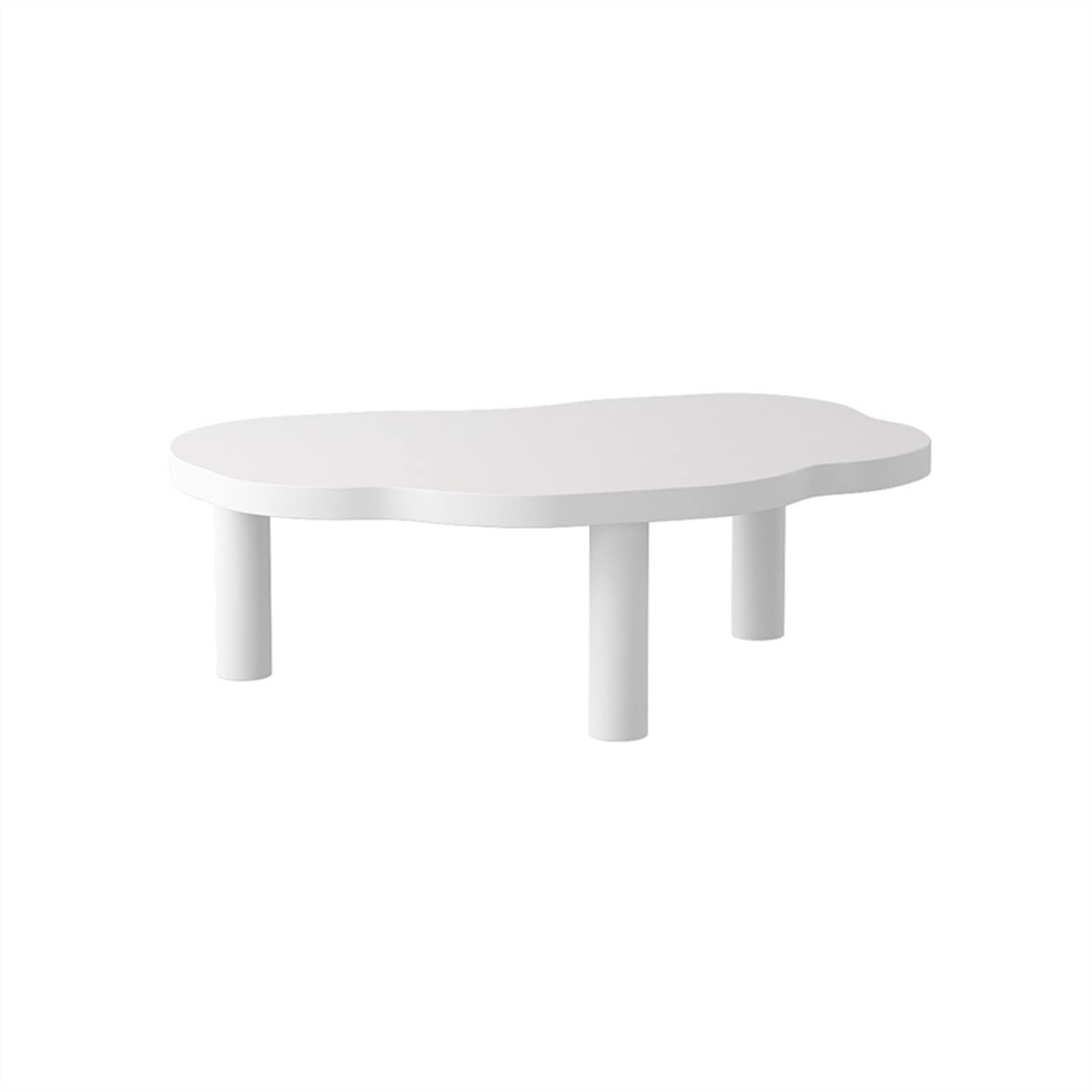 Nordic Modern Wooden Side Table - White End Table for Living Room, Coffee Table, Tea Table (100x70x40cm) - Perfect for Small Apartments, Home Decor & Cozy Reading Nook
