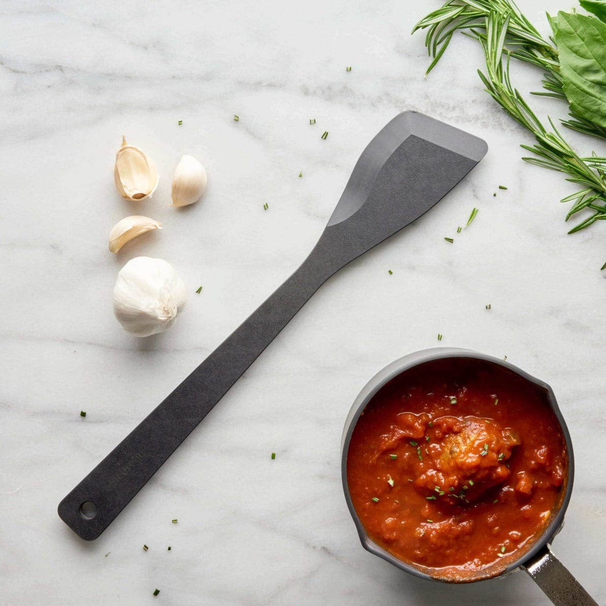 Epicurean Non-Slip Chef Saute Pan with Wooden Handle - Perfect for Stir-Frying, Searing & Sauteing Vegetables, Meat & Seafood in Professional & Home Kitchens