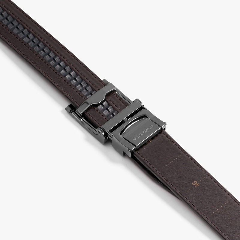 Genuine Leather Mocha Brown Belt for Men - Stylish & Durable Fashion Accessory for Casual, Office & Formal Wear