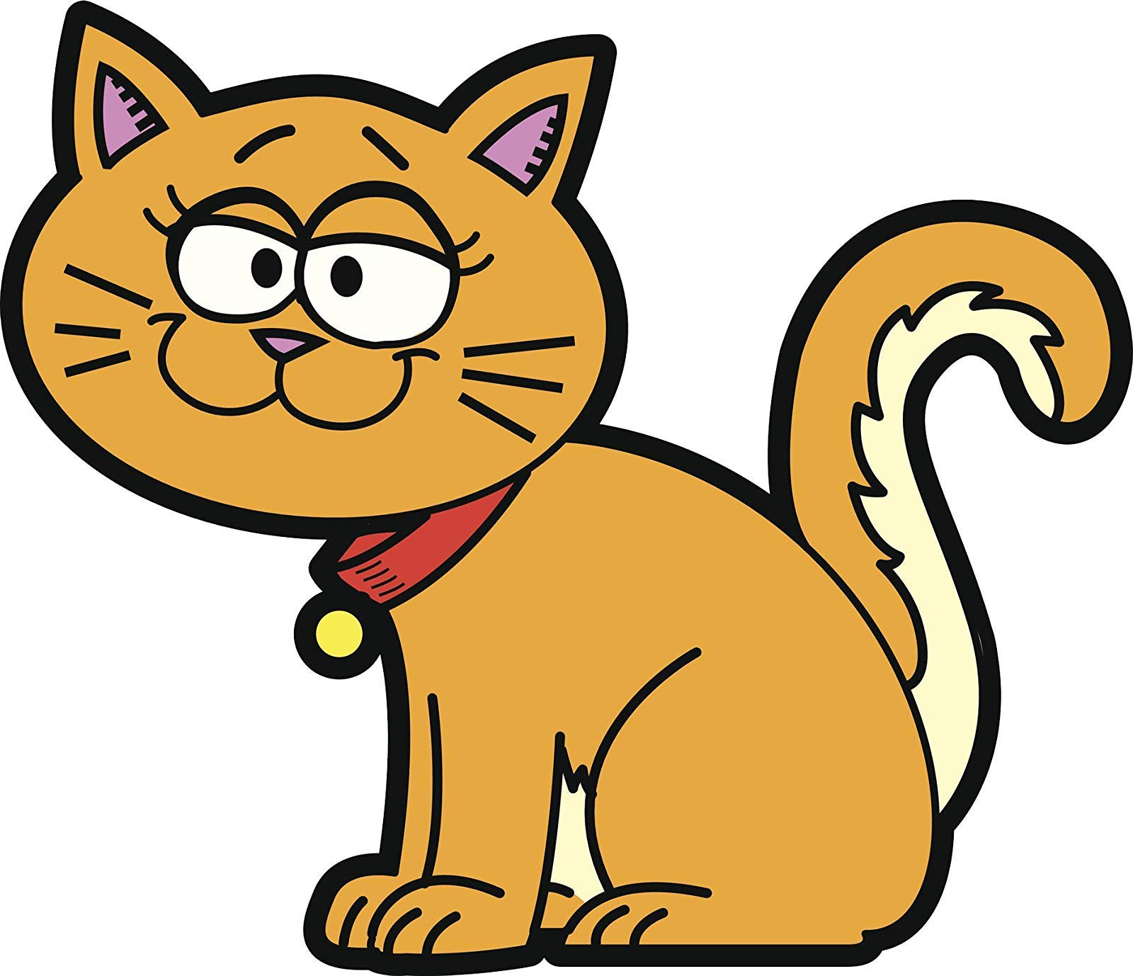 EW Designs Happy Smiling Orange Kitty Cat Cartoon Magnet - 8