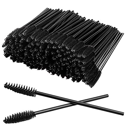 Disposable Mascara Brush 50 Pack - Hygienic & Precise Lash Applicator for Professional Salon, Home Makeup & Travel | Trendy Look Eyelash Extension Tool