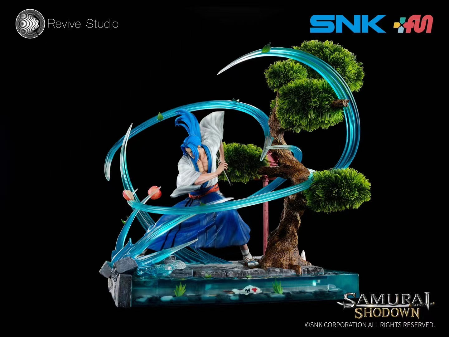 Revive Studio Licensed Samurai Shodown Ukyo Tachibana Action Figure - Official SNK Collectible for Anime Fans & Fighting Game Enthusiasts | Perfect for Display, Cosplay, and Gaming Room Decor