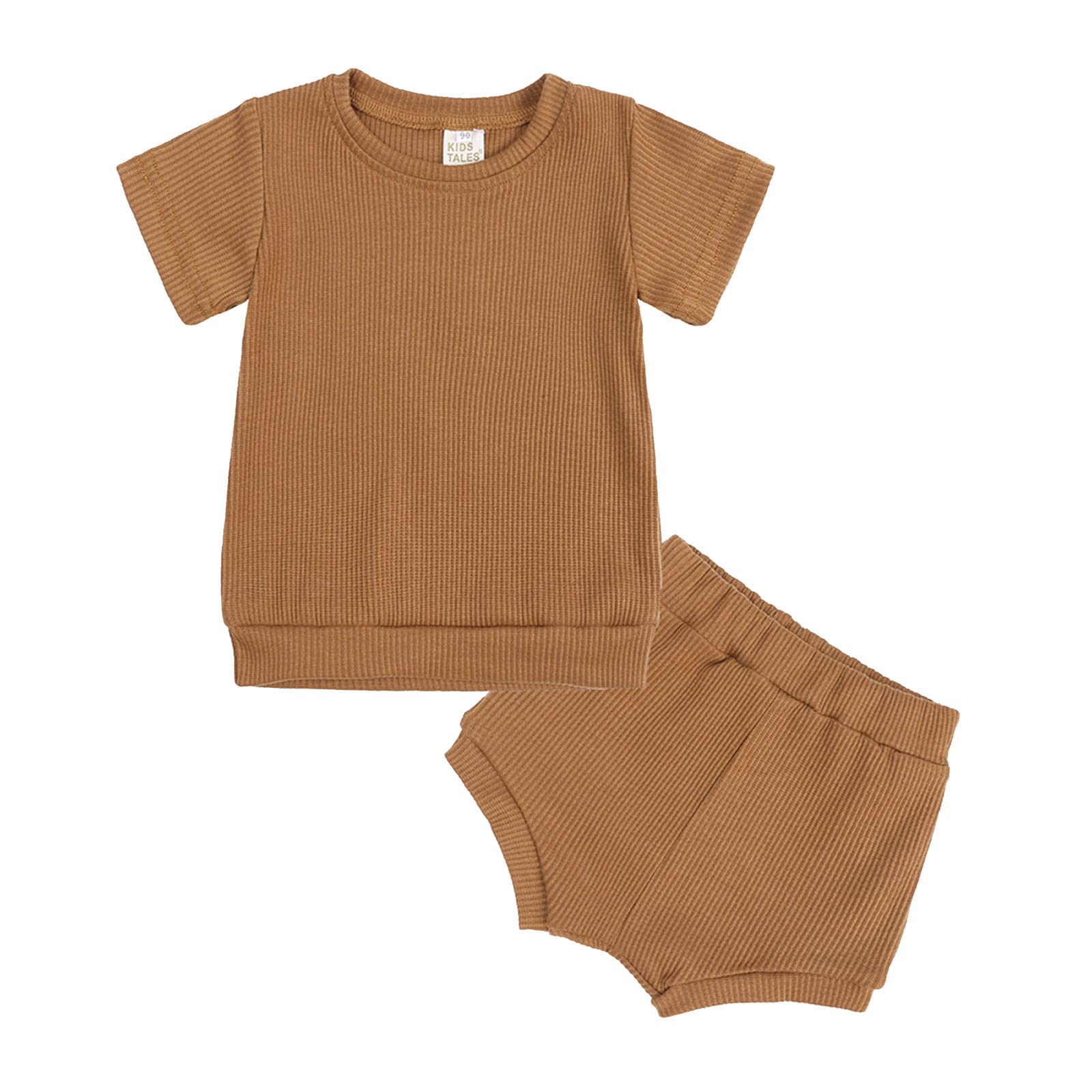 Adorable Toddler Baby Girl Summer Outfits - Short Sleeve T-Shirt, Shorts & Headband 3-Piece Set | Cute Playtime & Photo Shoot Clothes