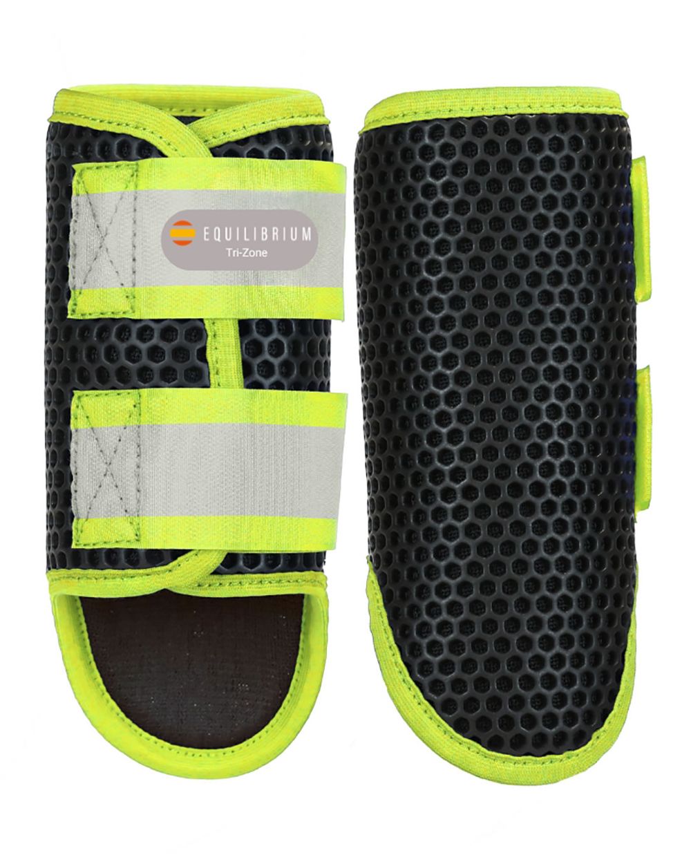 Equilibrium Tri Zone Brushing Boots for Horses - Breathable & Protective Horse Boots for Riding, Training & Stable Use - Perfect for Dressage, Jumping & Everyday Care