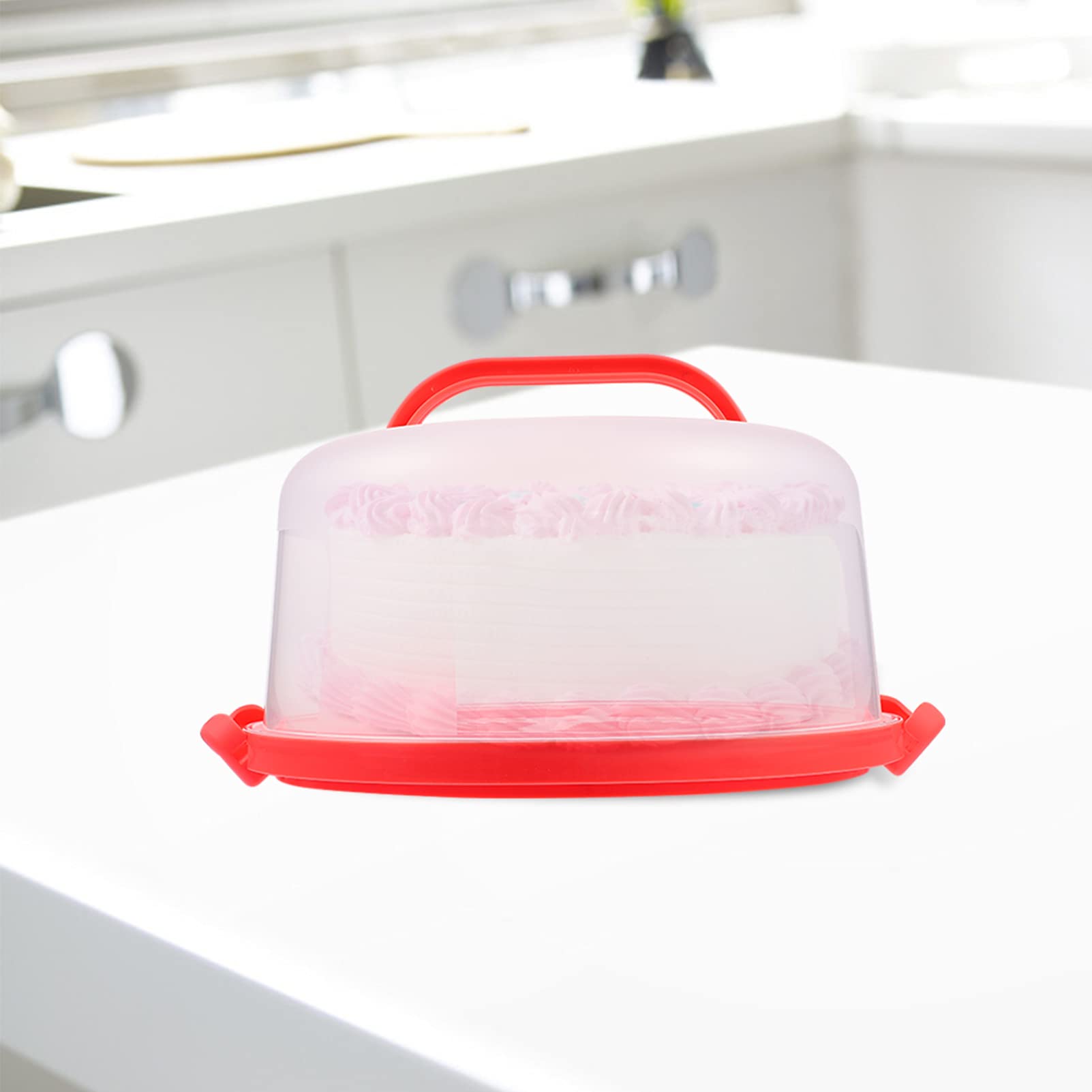 Premium Cake Storage Container with Dome Lid - Airtight Cake Keeper for Fresh Desserts, Cupcakes & Pastries - Perfect for Weddings, Parties & Home Baking