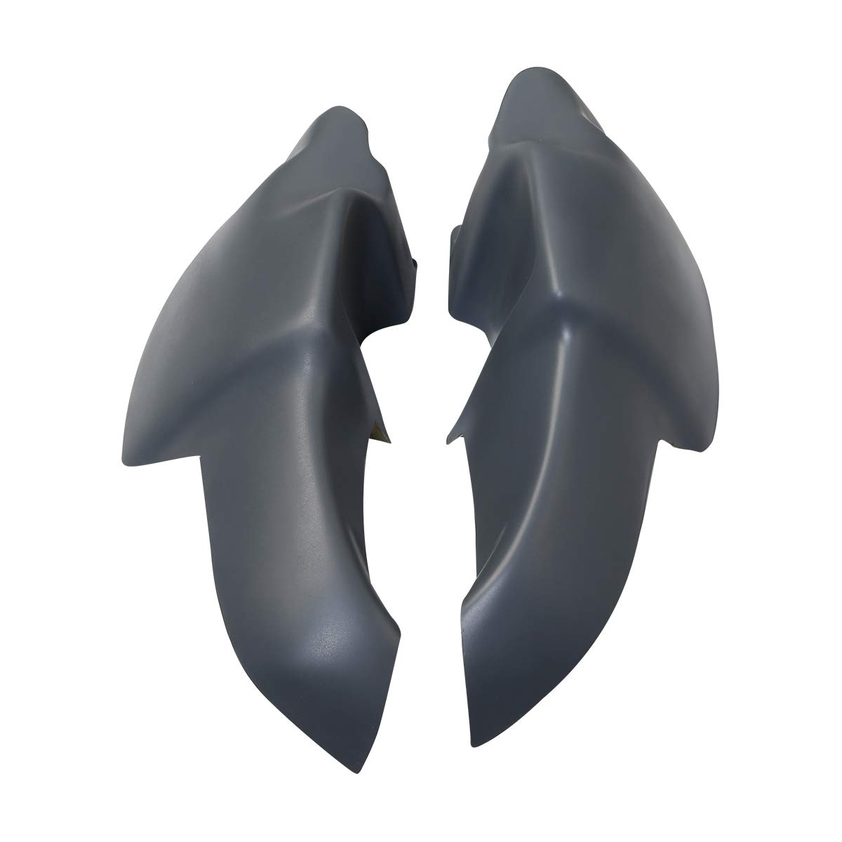 Harley Davidson Dyna FXRP FXRT FXRD Lower Fairing Leg Warmer Shield - Unpainted Fiberglass Replacement Part for Motorcycle Wind Protection & Comfort