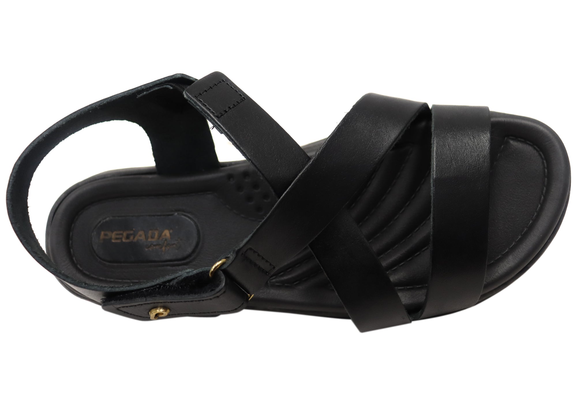 Pegada Mavada Women's Comfortable Leather Sandals - Handmade in Brazil - Perfect for Summer, Beach & Casual Outings