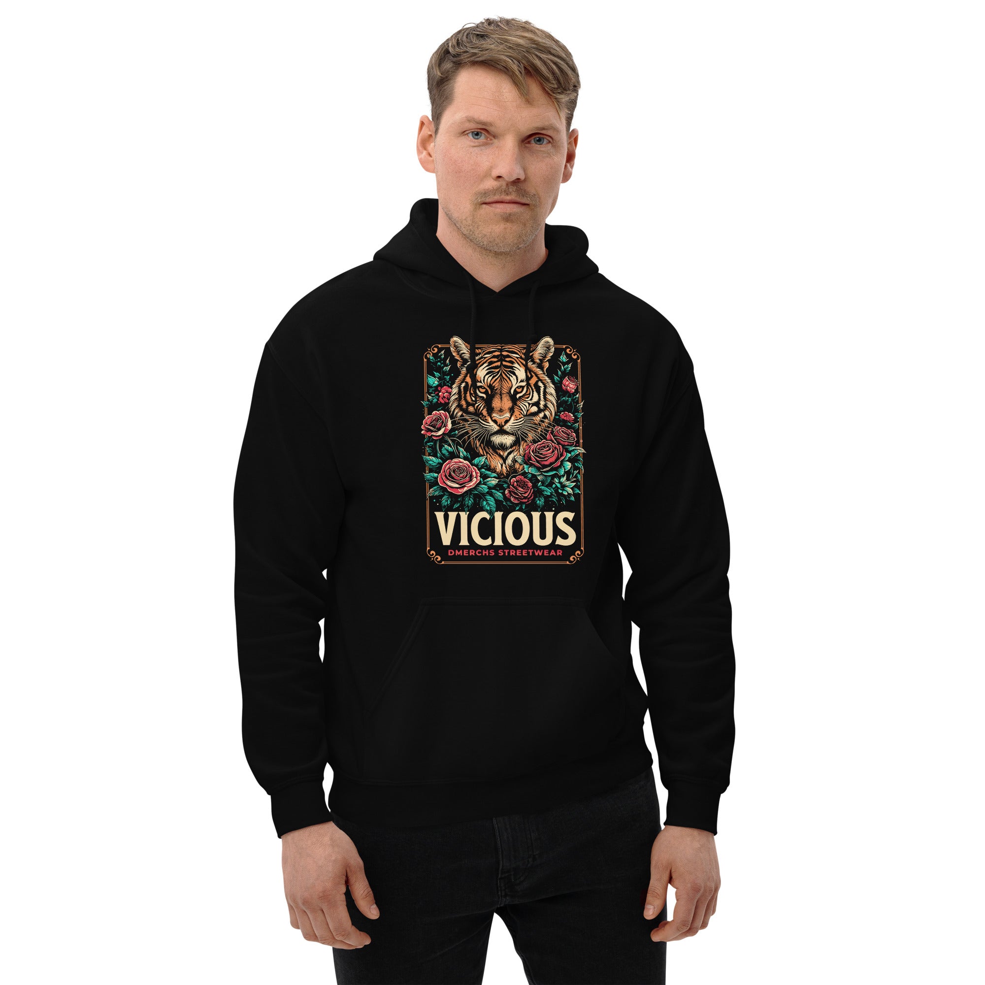 Vicious Unisex Hoodie - Stylish & Comfortable Pullover for Men & Women - Perfect for Casual Wear, Street Fashion & Outdoor Activities