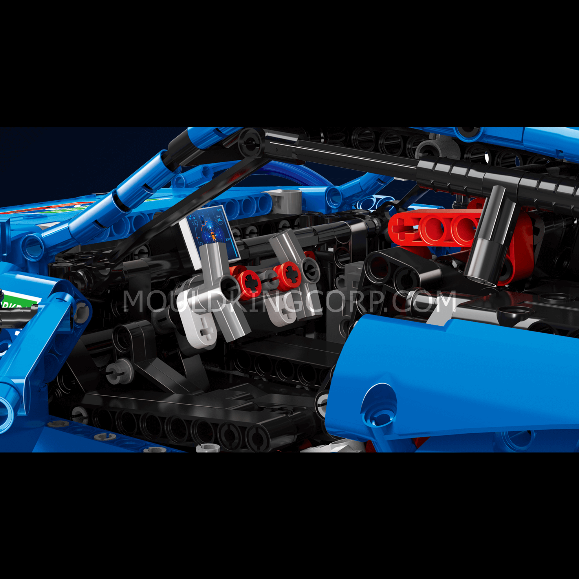 Mould King 13073 C63 DTM Racing Car Remote Control Building Blocks Set - 1,989 PCS STEM Toy for Adults & Kids - Perfect for Racing Enthusiasts & Model Collectors