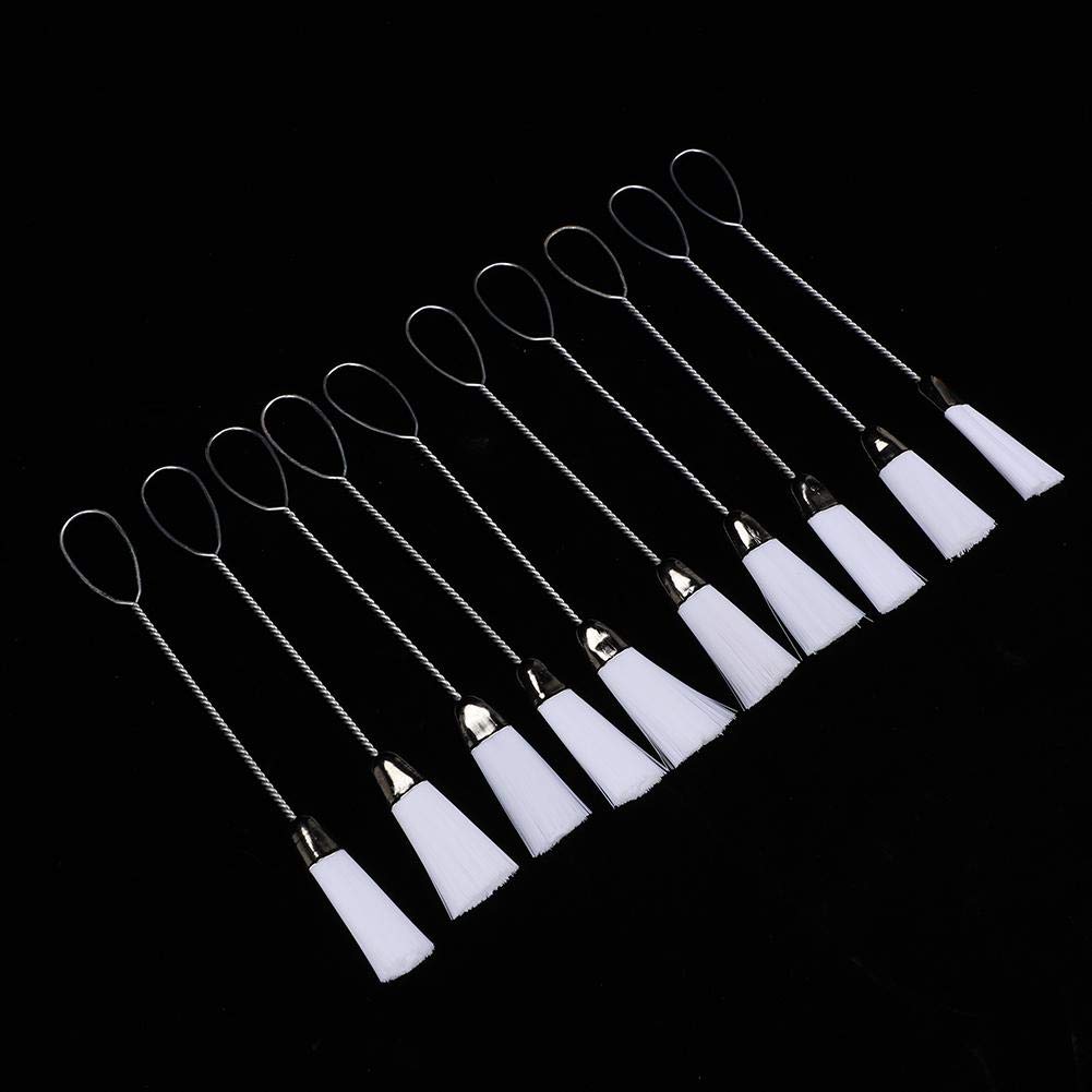 Stainless Steel Nylon Cleaning Brush - Single Head Design for Keyboard, Computer, Bottle & Dust Removal - Perfect for Sewing Machines & Fine Crevices Cleaning - Home & Office Use