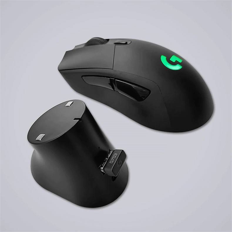Logitech Wireless Mouse Charging Dock - Fast USB-C Charging Station for MX Master 3, Anywhere 3, M720 - Perfect for Home Office, Gaming & Travel
