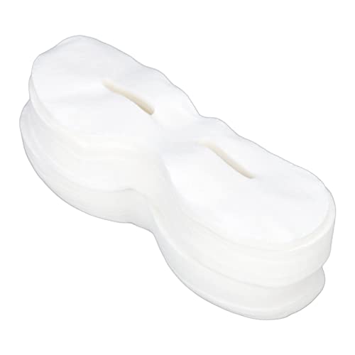 EXCLUZO Disposable DIY Eye Mask Paper Cloth - 600Pcs with Precise Eye Holes for Women | Travel, Spa, Relaxation & Sleep Aid