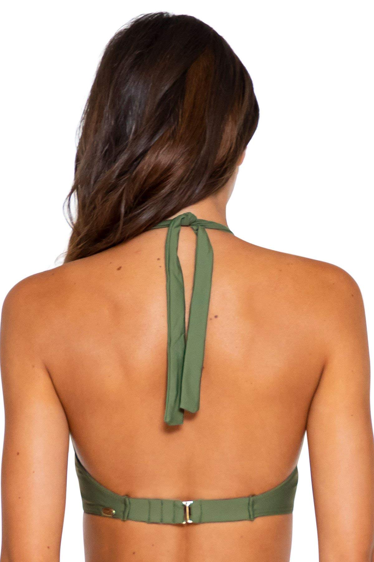 Sunsets Women's Muse Halter Bikini Top - Sexy Swimwear for Beach, Pool & Summer Vacation | Adjustable Straps & Comfortable Fit