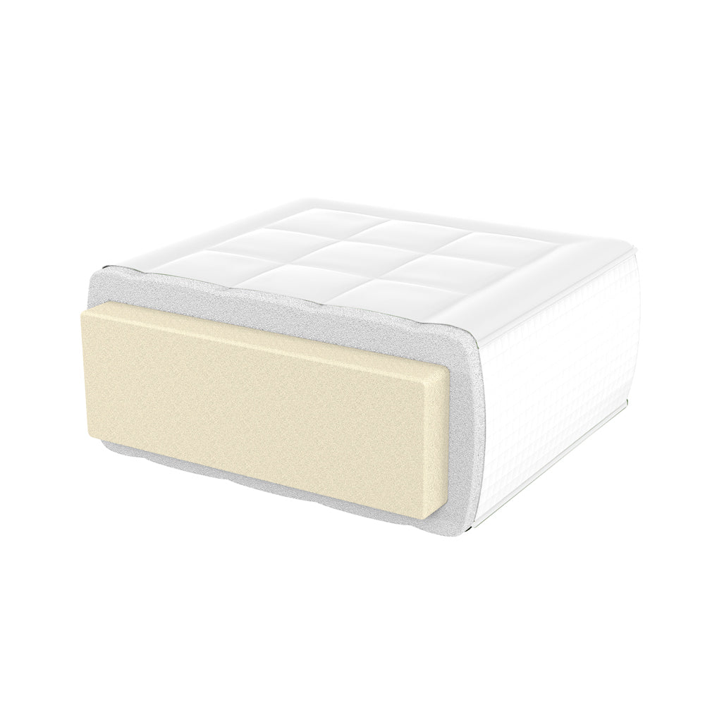 MAXYOYO 8-Inch Thick Japanese Futon Mattress - Super Soft Square Quilted Floor Bed for Guest Room, Dorm & Small Spaces - White