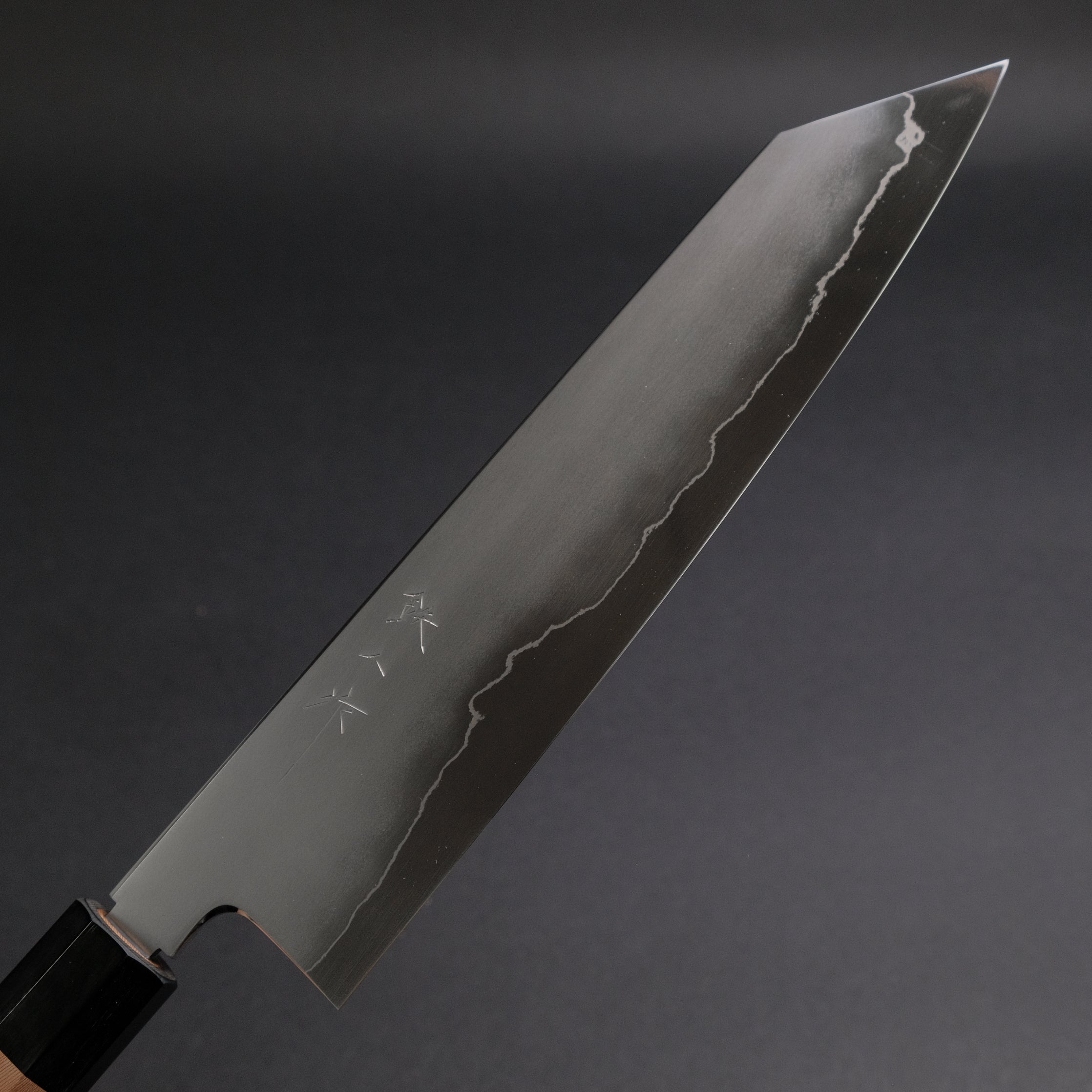 Premium Tetsujin Silver #3 Kasumi Kiritsuke Gyuto 240mm Japanese Chef Knife with Yakusugi Cedar Handle - Perfect for Sushi, Sashimi & Precision Vegetable Cutting