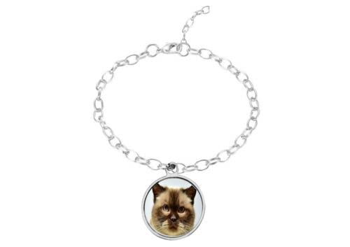 British Shorthair Cat Silver Anklet & Bracelet Jewelry Set - Unique Animal Lover Gift for Women, Perfect for Birthdays, Anniversaries & Cat Enthusiasts