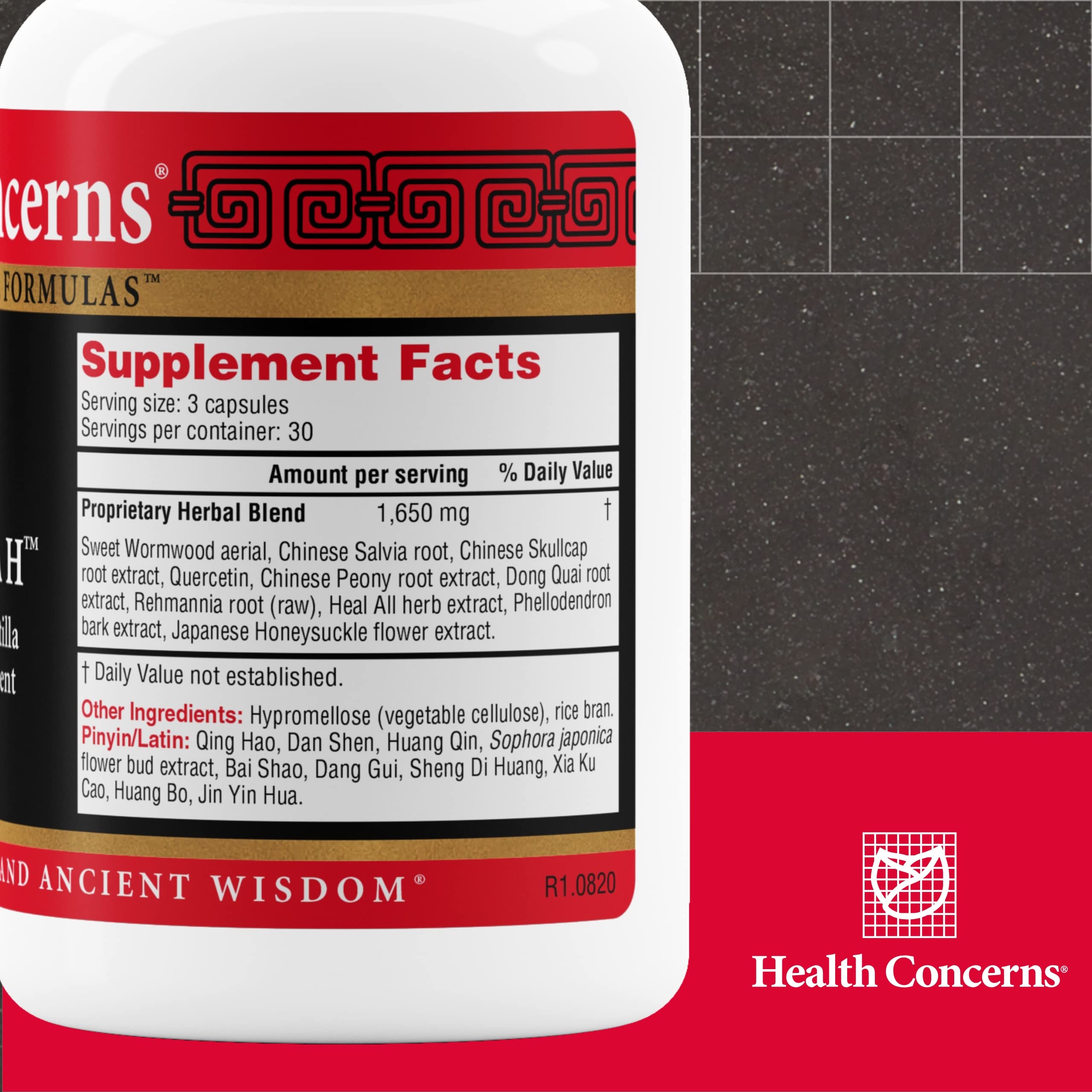 Health Concerns Formula H - Blood Circulation Support Supplements - 90 Capsules for Improved Cardiovascular Health & Energy Boost | Doctor Recommended Circulation Pills for Leg Cramps, Cold Hands & Feet Relief