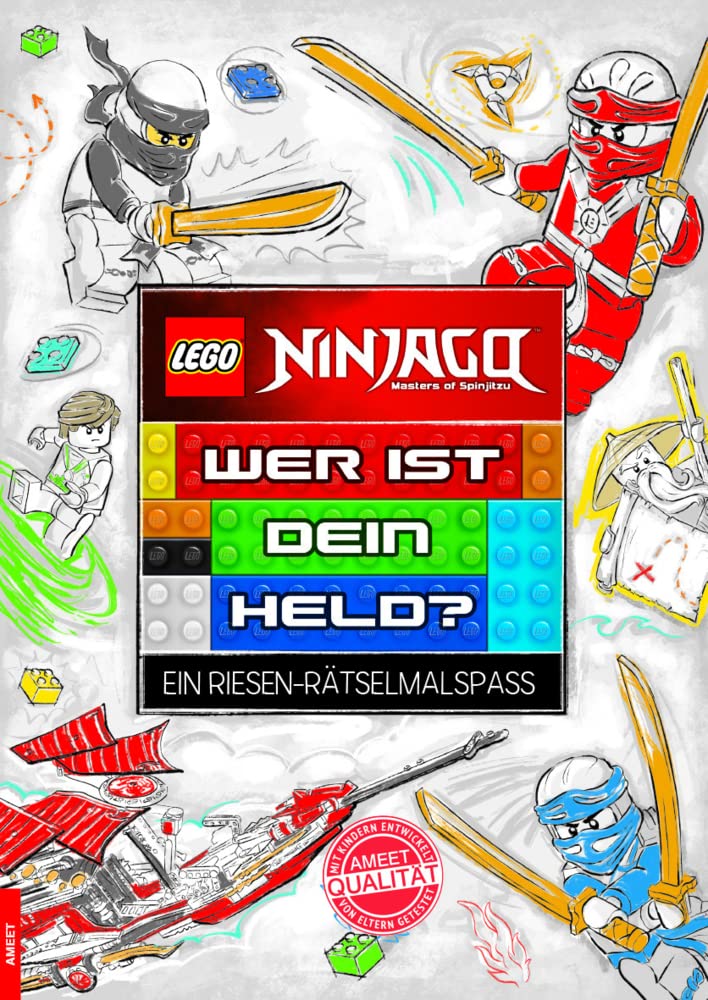 LEGO® NINJAGO(TM) Who is Your Hero? Giant Puzzle Fun Activity Book - Perfect for Kids' Birthday Gifts & Ninja-Themed Party Favors