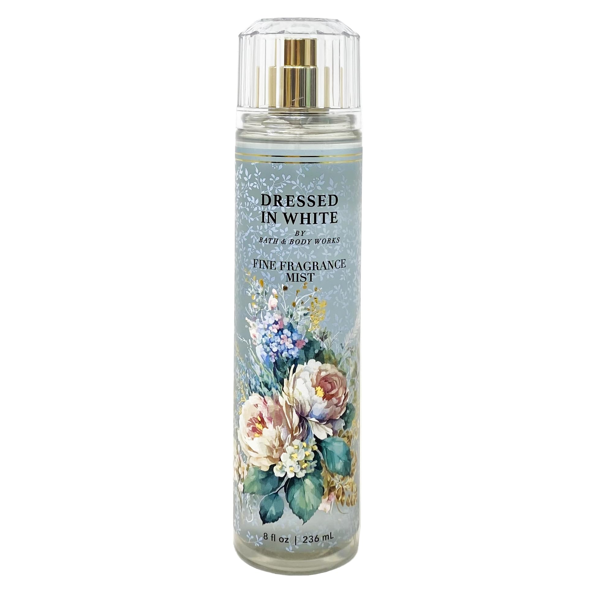 Bath & Body Works Dressed In White 3-Piece Gift Set - Full Size Body Cream, Fine Fragrance Mist & Body Wash with Wild Jasmine Soap Bar | Luxurious Bath & Body Care for Women, Perfect for Gifts, Self-Care & Spa Days