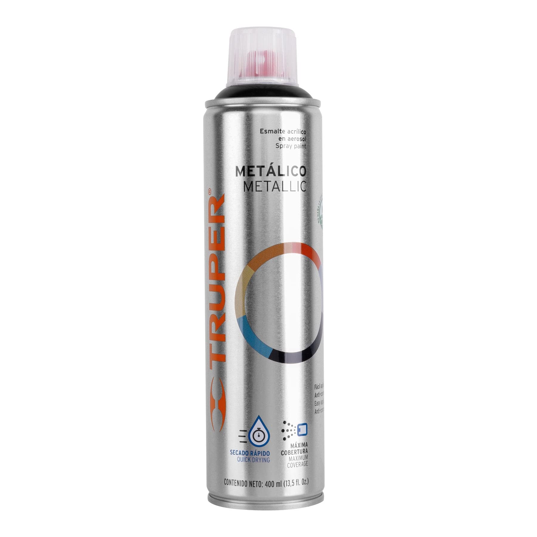 Acrylic Enamel Spray Paint for Metal - High Gloss Black Finish | Ideal for DIY Projects, Automotive Touch-Ups & Home Decor