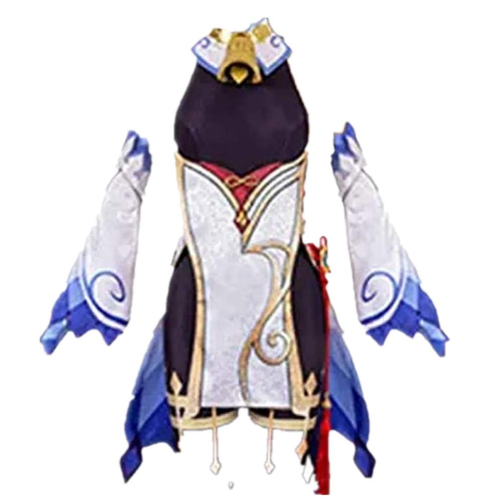 Genshin Impact Ganyu Cosplay Costume - Official Style Blue Dress Outfit for Anime Conventions & Halloween Cosplay
