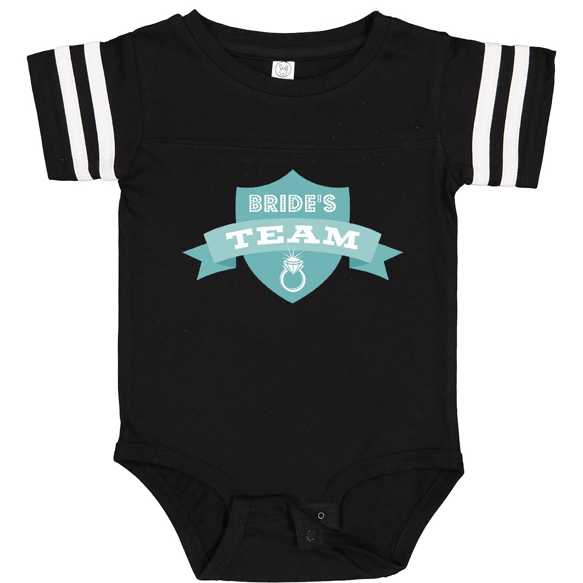 Inktastic Banner Bride's Team Baby Bodysuit - Cute Infant Onesie for Wedding Party, Bridal Shower & Baby Showers - Perfect Outfit for Special Occasions