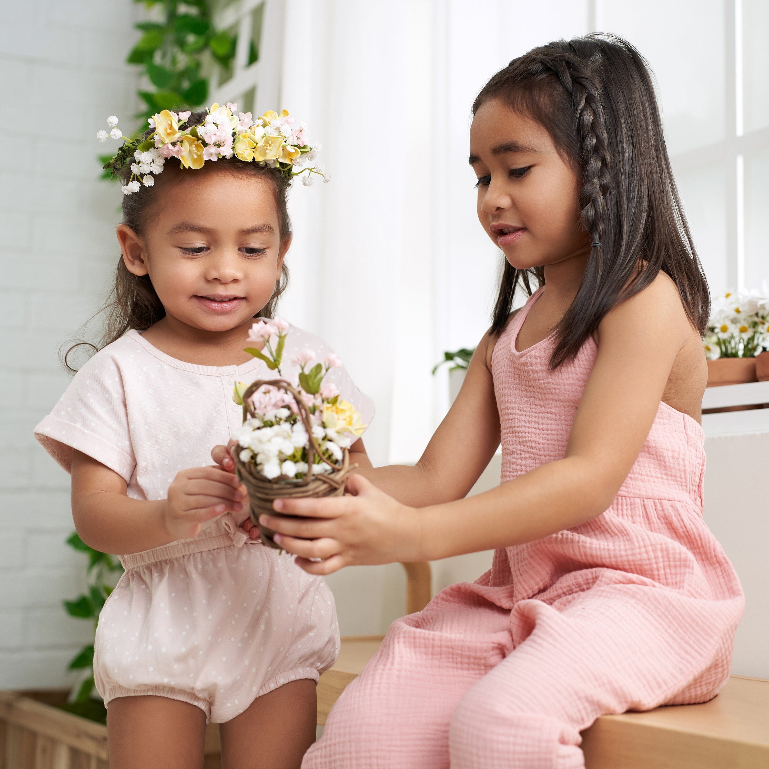 2 Pack Baby Girls Seashell Print Rompers - Soft Cotton Summer Outfits for Beach, Pool & Photo Shoots